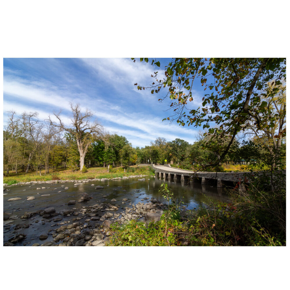 Swayback Bridge - Alexander Ramsey Park, Redwood Falls Minnesota Print