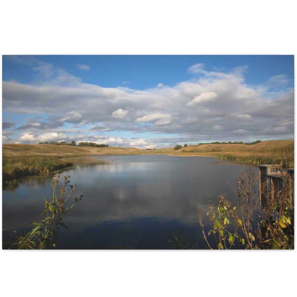 Wolf Lake in Autumn - Minnesota Prairie Wetland