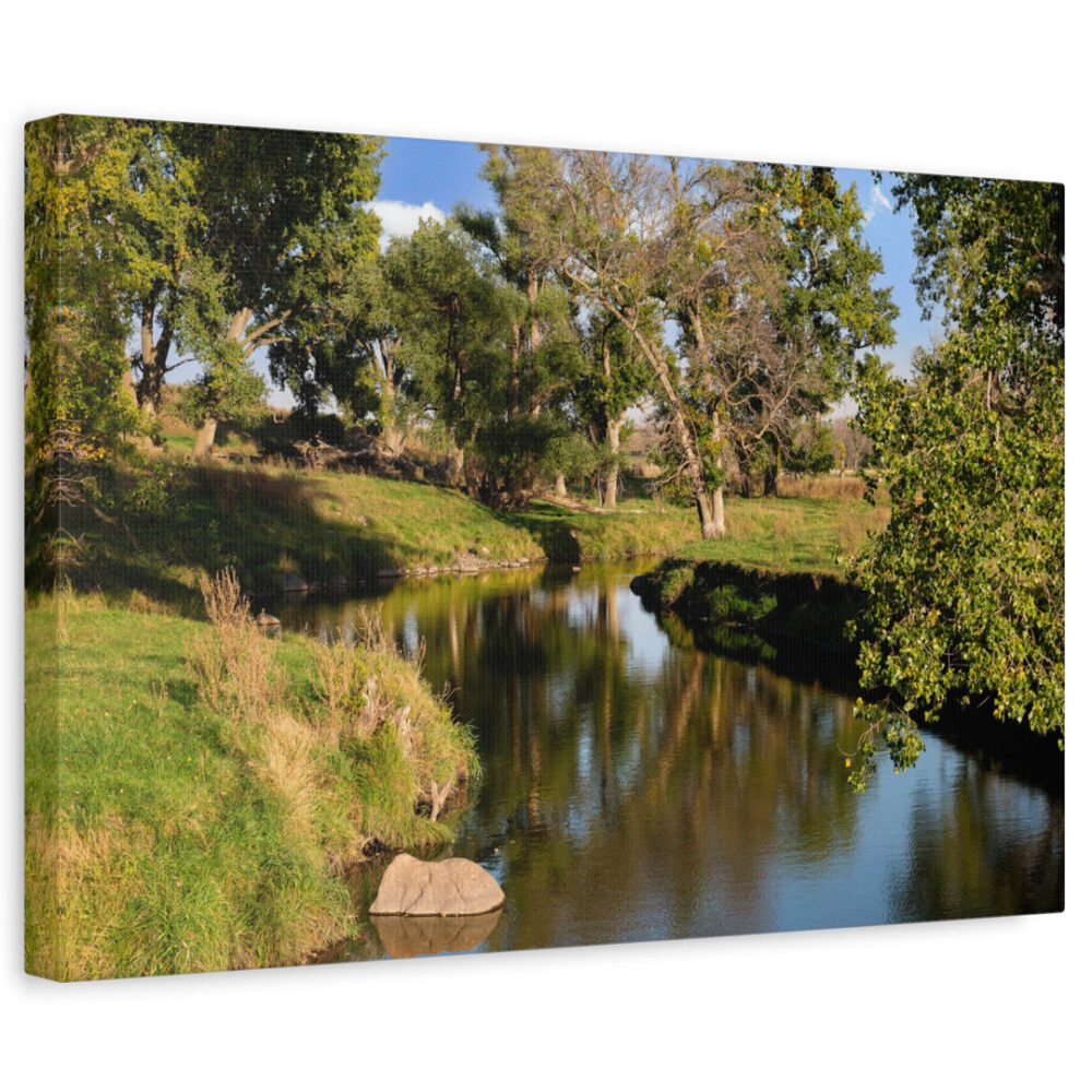 Southwestern Minnesota Prairie Art sideview of canvas print
