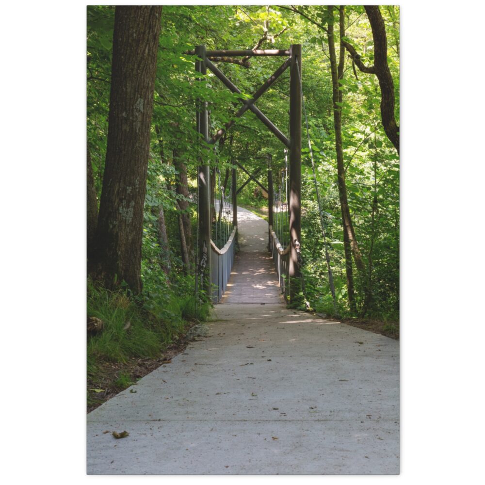 Suspension Bridge, Ramsey Park Minnesota Print