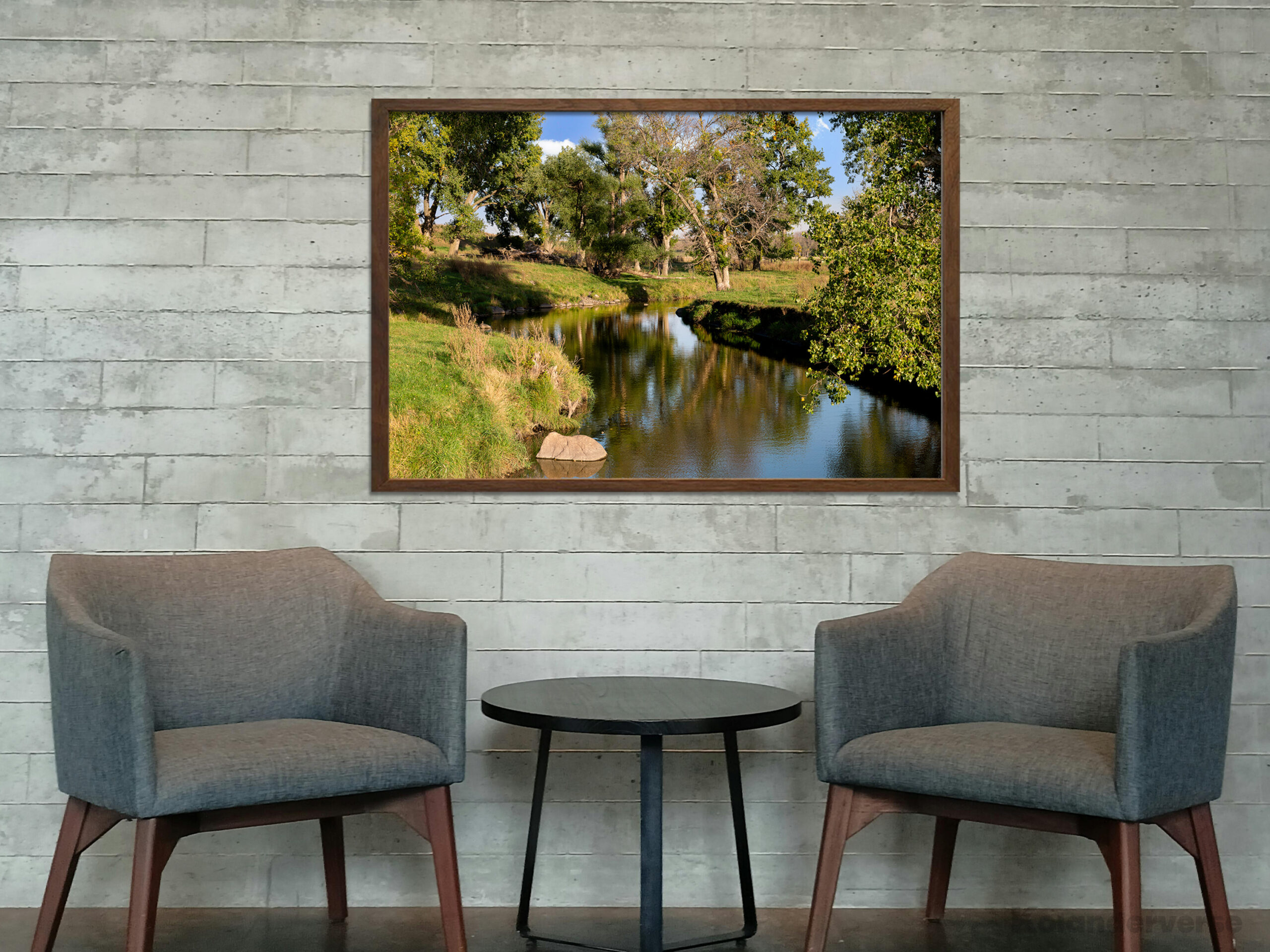 Prairie River Reflections Photo Print, Minnesota Country Landscape 5 Prairie River Reflections Photo Print, Minnesota Country Landscape - Image 5